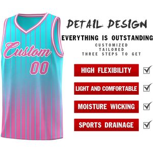 Custom Basketball Jersey Set Men's Personalized Name Number Mesh Sleeveless V-Neck Breathable <b>Athletic</b> Uniforms Unisex Adult - Product Image 5