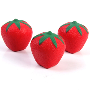 Pelota Antiestrés de Espuma de Poliuretano de Alta Calidad con Forma de Manzana, Pelota de Manzana con Logotipo Personalizado, Juguete Antiestrés de Fruta para Niños - Product Image 4