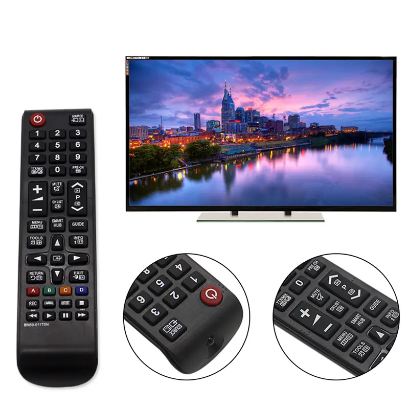 Controle remoto universal para tv, controle remoto AA59-00786A com logotipo da marca lcd led hdtv 3d smart tvs para samsung tv remoto