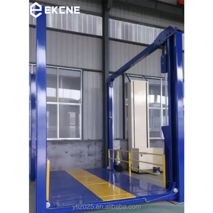 Plateforme hydraulique <span class=keywords><strong>à</strong></span> <span class=keywords><strong>colonne</strong></span> robuste de type mât, certifiée CE, longue durée de vie, hauteur de levage 5m, bleue - Product Image 1