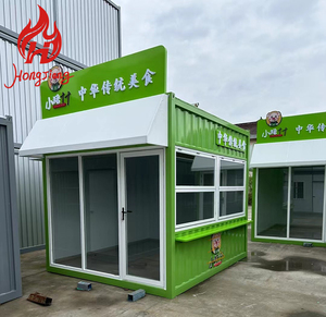 บ้านสำเร็จรูป บ้านคอนเทนเนอร์แบบพกพา บ้านคอนเทนเนอร์แบบสองปีก ฉนวนกันความร้อน ติดตั้งง่าย บ้านคอนเทนเนอร์แบบถอดประกอบได้ สำหรับสถานที่เชิงพาณิชย์ - Product Image 1