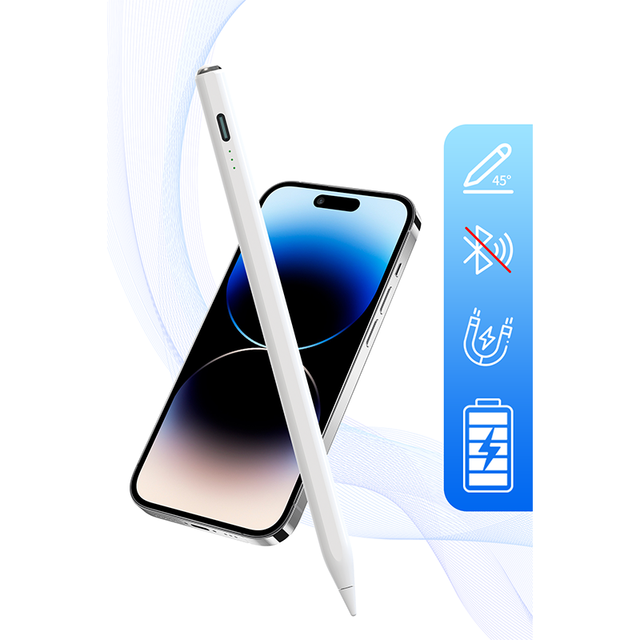 Custom ODM OEM WENKU WKZP010H for iPad Pencil 2nd Gen 15min Fast Charging Palm Rejection Magnetic Attraction Replaceable Nib