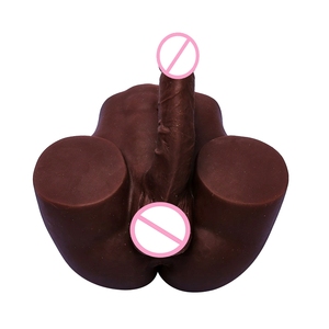 Vita reale metà corpo amore bambola realistica masturbazione delle <span class=keywords><strong>donne</strong></span> giocattoli umani Torso maschile con Dildo e sedere - Product Image 5