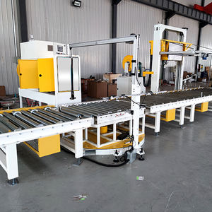 Sistema de Estruturação de Paletes Vertical e Horizontal com Transportador e Mesa Giratória Motorizada - Product Image 2