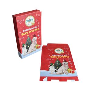 Kỳ nghỉ hộp quà giáng sinh đếm ngược đời lịch trống bất ngờ mù hộp Matt cán với chèn nhựa - Product Image 3