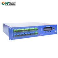 Rekabetçi fiyat 1550nm 16-Port 19dBm WDM optik Fiber amplifikatör ile gelişmiş dinamik frekans kayması Fiber optik ekipman