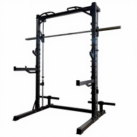 Machine Smith en acier pour fitness commercial, demi-rack, équipement de musculation pour salle de sport