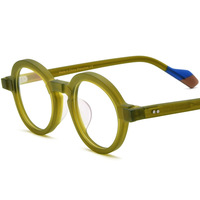 Lunettes de vue vintage 2025, lunettes optiques, montures de lunettes en acétate pour hommes et femmes, montures transparentes blanches à motif animal