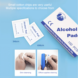 Toallitas Antisépticas Desechables con 75% de <span class=keywords><strong>Alcohol</strong></span>, 100 Unidades, Envueltas Individualmente, para Desinfección Médica de la Piel y Dispositivos - Product Image 2