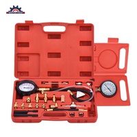 Manomètre de pression de carburant automobile, testeur de pression d'essence, boîtier métallique robuste, outil de diagnostic pour la réparation automobile, garage, atelier