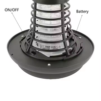 Lampe de Jardin Solaire Décorative Écologique Haute Étanchéité avec Lumière UV Anti-Moustiques et Anti-Mouches, Certifiée IP65, Garantie 1 An