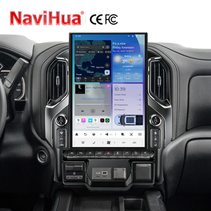 NaviHua สำหรับ Chevrolet Silverado GMC Sierra 2019-2023 ชุดอัพเกรดหน้าจอวิทยุติดรถยนต์ระบบ Android แบบ T-style พร้อมจอภาพและ Carplay - Product Image 6