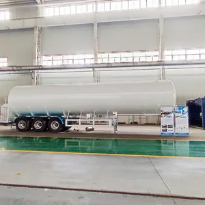 Factory Customized Tri-axle 22600 Liters Liquid Argon Transport Tanker Semi Trailers For Sale