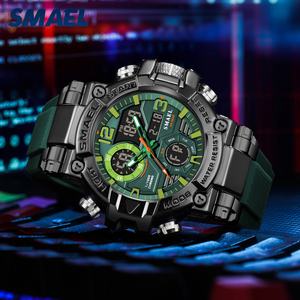 Reloj Deportivo Digital LED para Hombre SMAEL 8110 con Cronógrafo, Alarma y Resistencia al Agua de 50 Bares, Ideal para Regalo - Product Image 4