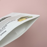 Sachet refermable en PET écologique pour poudre de grains de café vert, qualité alimentaire, emballage standard en PE pour aliments pour animaux de compagnie