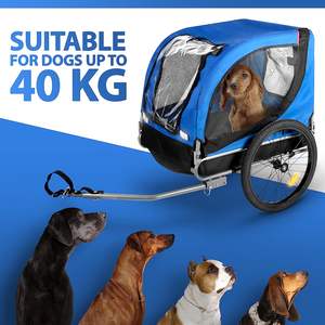 Remorque de vélo pour animaux de compagnie Vélos Chien Remorque Pliante Camper Remorque Pet Cart Vélo Wagon Cargo Carrier Attachement Pour Voyage - Product Image 4
