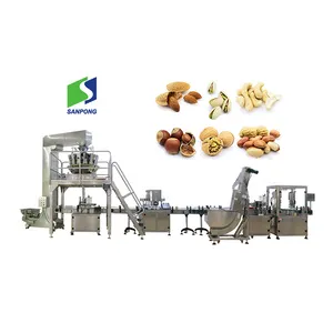 Organic Yellow Soybean Multihead Weigher Packaging Machine Automatic Coffee Beans Filling Machine