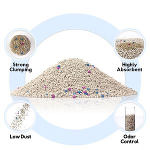 Litière pour chat en bentonite personnalisable avec logo, parfumée, super agglomérante, 99 % sans poussière, 5 kg, 10 kg, 25 kg, directement de l'usine - Product Image 2