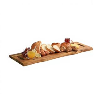 Tabla de Cortar Rectangular de Madera Maciza Natural, Apta para Lavavajillas y No Tóxica - Product Image 1