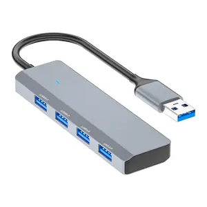 USB 허브 ADS-305A 5Gbps 데이터 멀티 4 * USB 3.0 허브 4in1 도킹 스테이션 확장기 어댑터 노트북 PC 안드로이드 4 포트 USB 동글