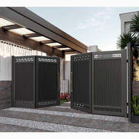 Villa Patio Vouwwand Aluminium Legering Automatische Schuif Intelligente Poort HongHuZhiyuan ZY-F022 Modern Duurzaam Milieuvriendelijk