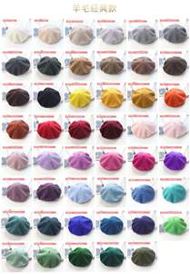 Vente en gros d'usine OEM béret personnalisé de qualité supérieure à prix abordables chapeau béret 100% laine uni et chaud d'automne pour femmes - Product Image 6