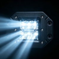 Projecteur de travail LED 3,3 pouces 39W 6000K à modes de montage multiples IP68 12-48V 2650lm, lampe auxiliaire pour véhicules tout-terrain/camions/chariots élévateurs