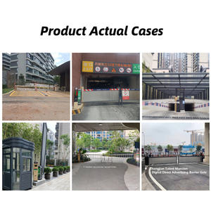 Bosiny otomatik park bariyer kapı ticari merkezi izsiz-katlanır yol bomu çelik trafik bariyeri karayolu uygulaması - Product Image 4