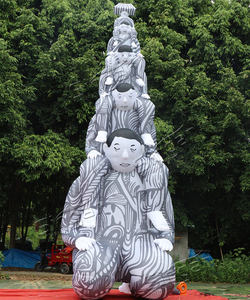 Globo Piramidal Inflable Gigante de Oxford de 9m 30 pies para Publicidad, Personalizado, para Decoración de Plazas - Product Image 3