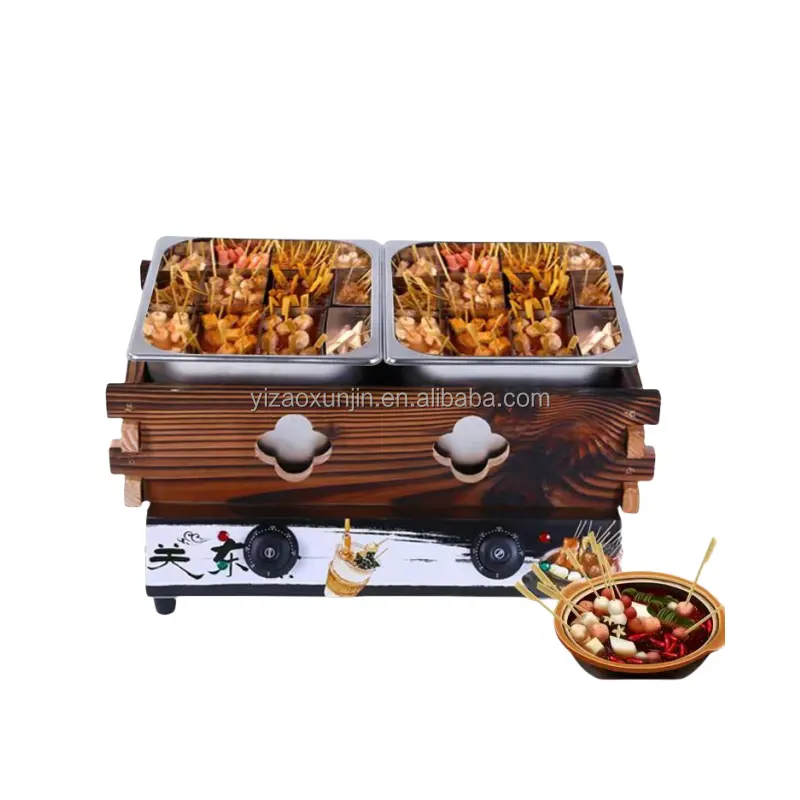 Friteuse de comptoir électrique à double canette 10L pour chips de pommes de terre Kanto et autres snacks pour hôtels et restaurants