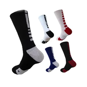 Kaite weiche rutschfeste hochwertige farben heißer verkaufte mannschafts-sport-socken für fußball basketball individuelles logo anti-rutsch-socken