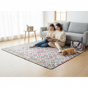 Waterproof Colorful Picnic Mat Foldable Outdoor <b>Camping</b> Beach Blanket for Adults and Kids - Product Image 4
