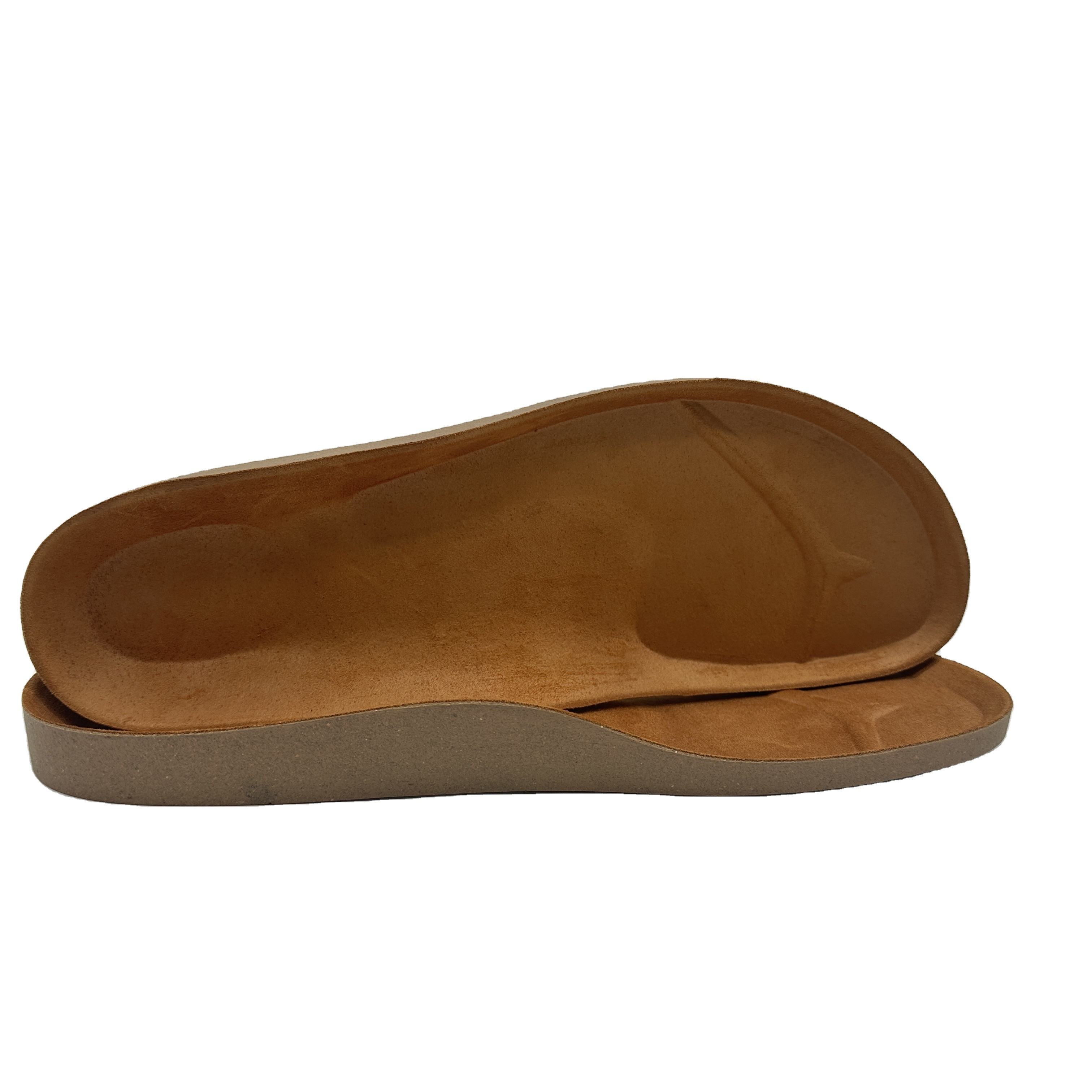 Rubber Mixed with Cork Insole for Sandals Briken Stock Sole