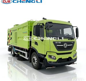 Camion balayeuse électrique DFAC pour l'assainissement municipal, le nettoyage des rues, l'élimination de la poussière des routes urbaines, personnalisation - Product Image 3