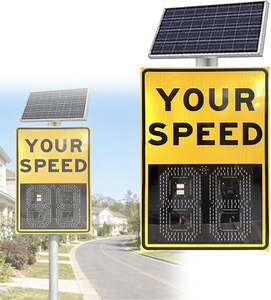 Panneau radar <span class=keywords><strong>de</strong></span> vitesse solaire haute visibilité avec moniteur <span class=keywords><strong>de</strong></span> vitesse réfléchissant pour autoroute, rampe, zone urbaine et route <span class=keywords><strong>de</strong></span> circulation <span class=keywords><strong>publique</strong></span> - Product Image 1
