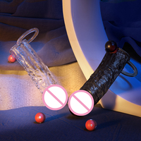 Paar Resonanz Klitoris Stimulation verlängert wiederauf ladbare Fernbedienung Dildo Set Silikon Dildo männlich Sexspielzeug für Mann
