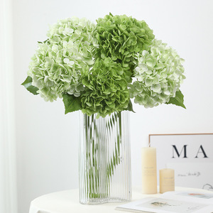 Soft-touch Moisturizing Highly Realistic Soft Glue Silk Hydrangea Artificial <strong>Flower</strong> Bouquet Scene Styling Wedding - Product Image 3