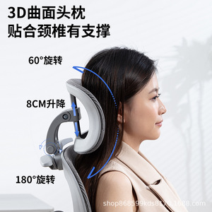 Ergonomic Office Chair With Lumbar Support Adjustable Backrest For Home And Commercial Use - Product Image 4
