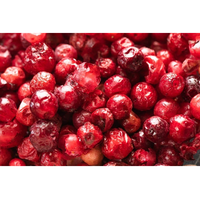 Gevriesdroogde Geïmporteerde Cranberry Gemaakt Van Echte Hele Bessen, Licht Knapperig En Natuurlijk Zure Zoete Snack