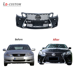 <span class=keywords><strong>Pare</strong></span>-chocs avant pour Lexus GS 2004-2011, modifié avec kit carrosserie, compatible avec les modèles GSF300, GS350 et 430, pour la rénovation des anciens modèles et la création d'un nouveau look. - Product Image 2