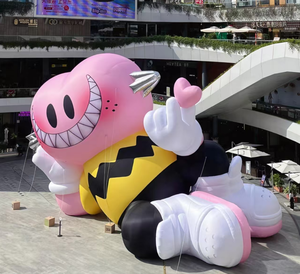 ลูกโป่งรูปหัวใจขนาดใหญ่การ์ตูนขนาดยักษ์20เมตรสั่งทำได้สำหรับงานอีเวนต์เป่าลม - Product Image 2