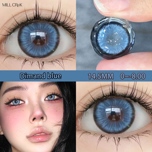 Lentilles de contact en gros effet diamant scintillant – 5 teintes populaires : <span class=keywords><strong>marron</strong></span>, vert, gris, violet, <span class=keywords><strong>bleu</strong></span> – Agrandissement naturel – OEM - Product Image 4