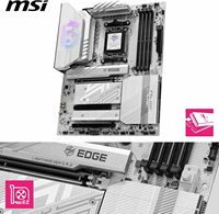 Carte mère ATX MPG B850 Edge TI WiFi - Prend en charge les processeurs AMD Ryzen 9000/8000/7000 AM5-80A SPS VRM, DDR5 Memory Boost
