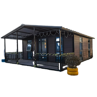 Maison conteneur préfabriquée extensible 20FT 30FT 40FT, structure en acier avec panneaux sandwich