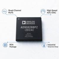AD9082BBPZ-2D2AC Circuits intégrés émetteur-récepteur RF MxFE quadri-canaux de Analog Devices, boîtier BGA, pour la communication des stations de base 5G