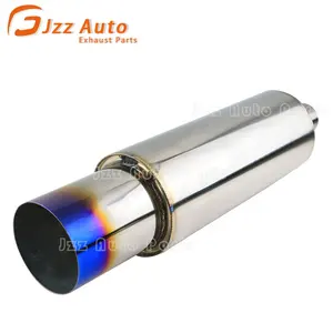 JZZ Hot sale motor spare parts auto engine exhaust pipe universal car muffler