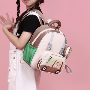 Adorable Mochila Infantil de Dibujos Animados 3D de Material Oxford Impermeable, Bolso Escolar Ligero y Cómodo para Niños y Niñas - Product Image 6