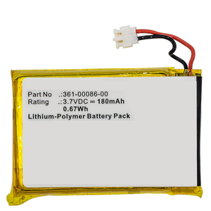 Batería de polímero de litio para reloj inteligente de 3,7 V para Garmin 361-00072-361-00 00072-361-10 00086-01959-00 enfoque G10 S20 - Product Image 3