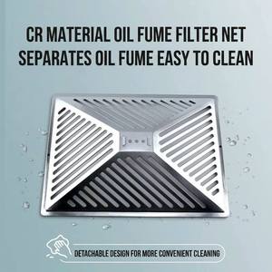 Campana Extractora Eléctrica <span class=keywords><strong>de</strong></span> Alta Succión para Cocinas Domésticas <span class=keywords><strong>y</strong></span> Comerciales, Acero Inoxidable, Extracción <span class=keywords><strong>de</strong></span> Humos, Bajo Ruido, Fácil Instalación en Pared/Gabinete - Product Image 6