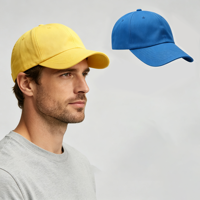 Casquette de baseball unisexe personnalisée avec logo OEM, 5/6 panneaux, calotte souple, en polycoton, style vintage, réglable avec boucle métallique, casquette de sport pour papa